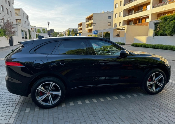 Jaguar F-Pace cena 171000 przebieg: 129500, rok produkcji 2019 z Warszawa małe 326